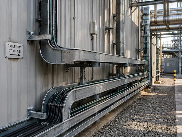 Cable tray installation