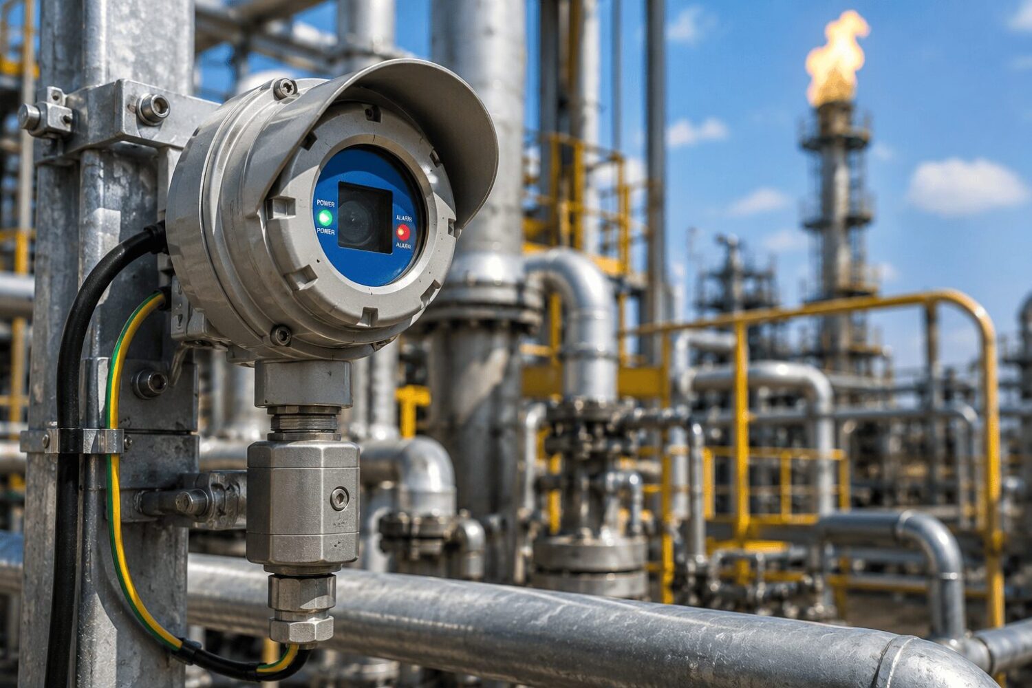 Gas and flame detection