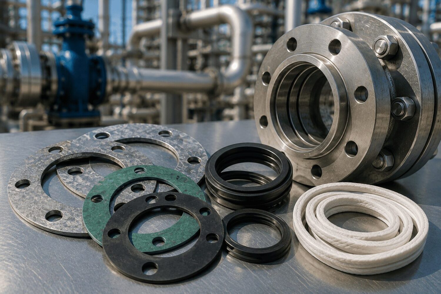 Gaskets, seals and rotating spares